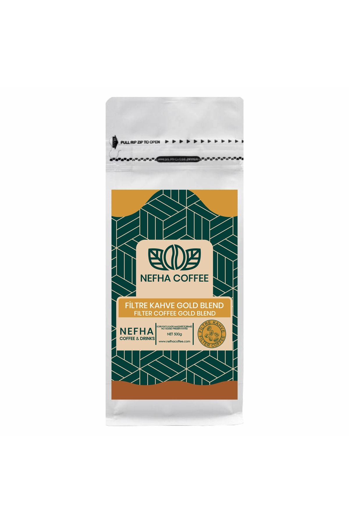 Nefha Coffee Gold Blend Filtre Kahve /500gr/