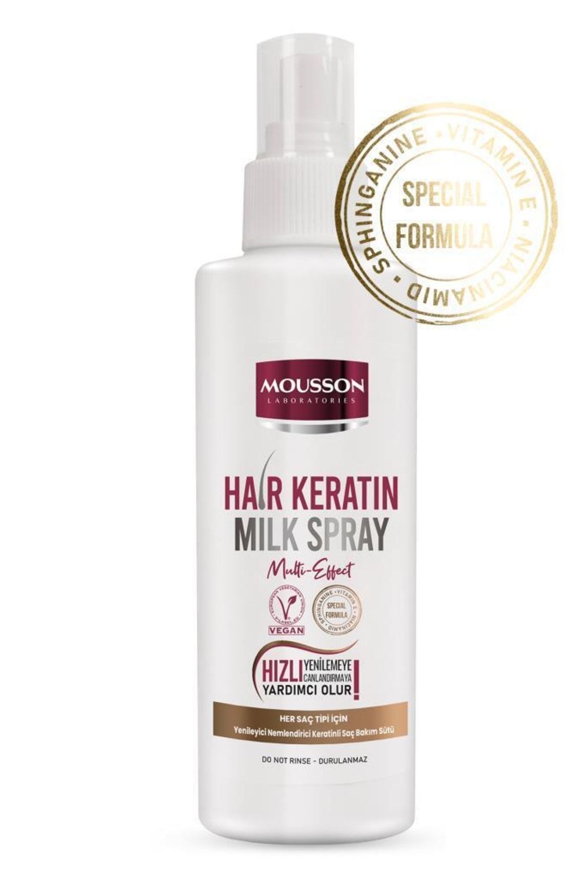 Mousson Laboratories Multi Effect Parlaklık Ve Direnc Saglayan Saç Keratin Sütü 200 ml