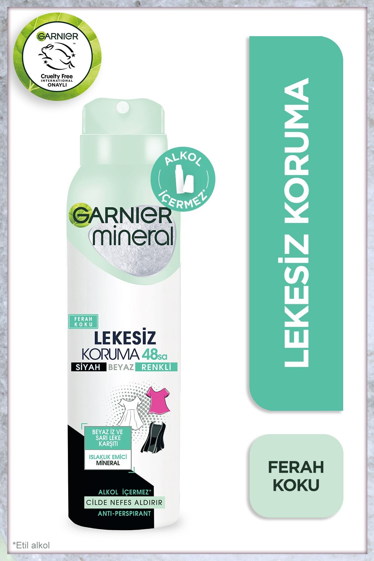 Mineral Lekesiz Koruma Ferah Koku Sprey Deodorant_0