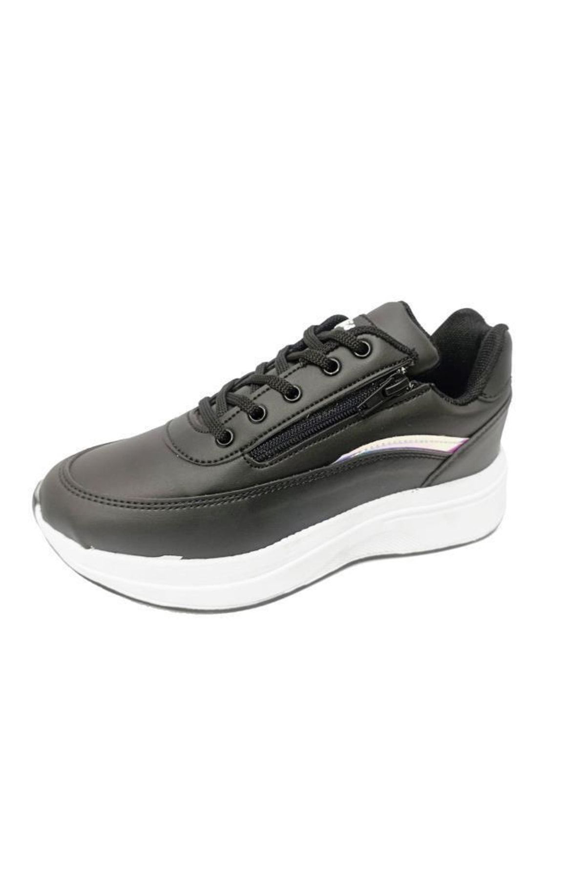 Radisson 078   Sneakers Ayakkabı 36-40 Siyah Beyaz