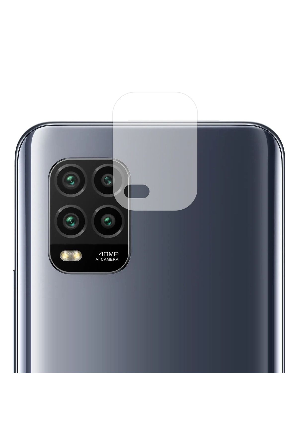 Bufalo Xiaomi Mi 10 Lite Kamera Lens Koruyucu Nano Cam Şeffaf Tam Kaplama