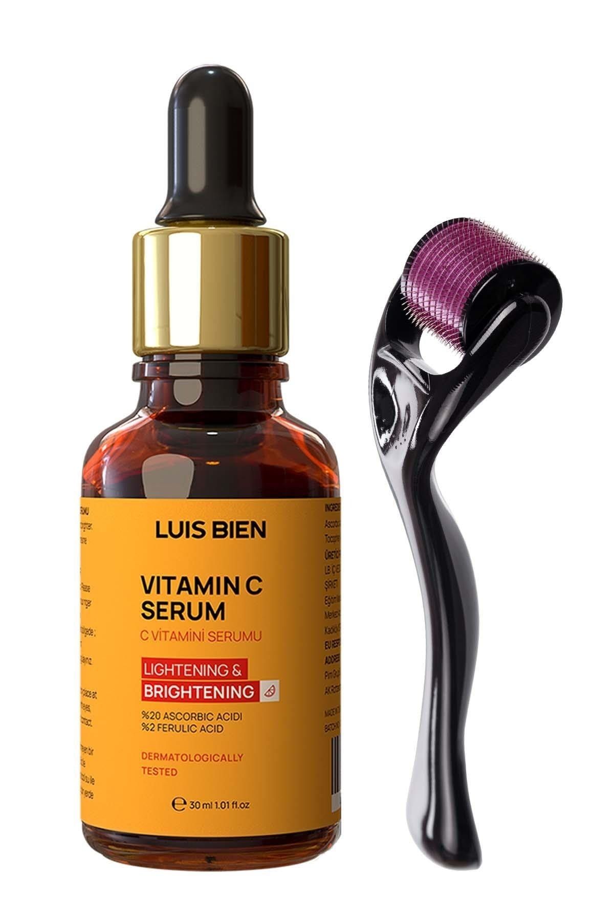 Luis Bien C Vitamini Serum Seti 30 ml + Dermaroller 0,5 Mm