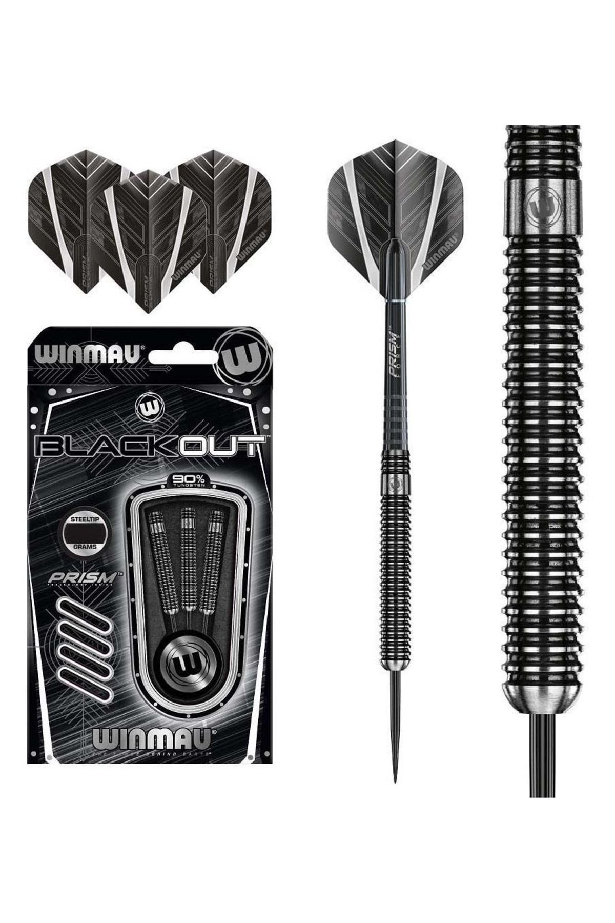 Winmau Blackout %90 Tungsten Çelik Uçlu Dart Oku