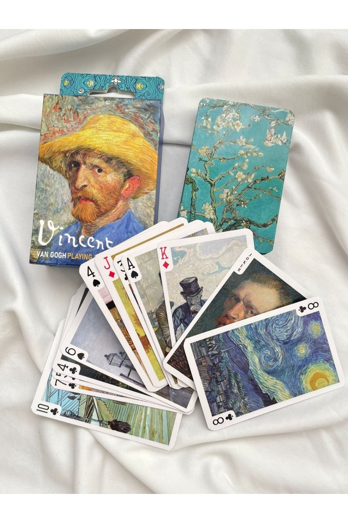Planet Butik Van Gogh Vincent Kolaj Iskambil Kartı - Poker Kartı