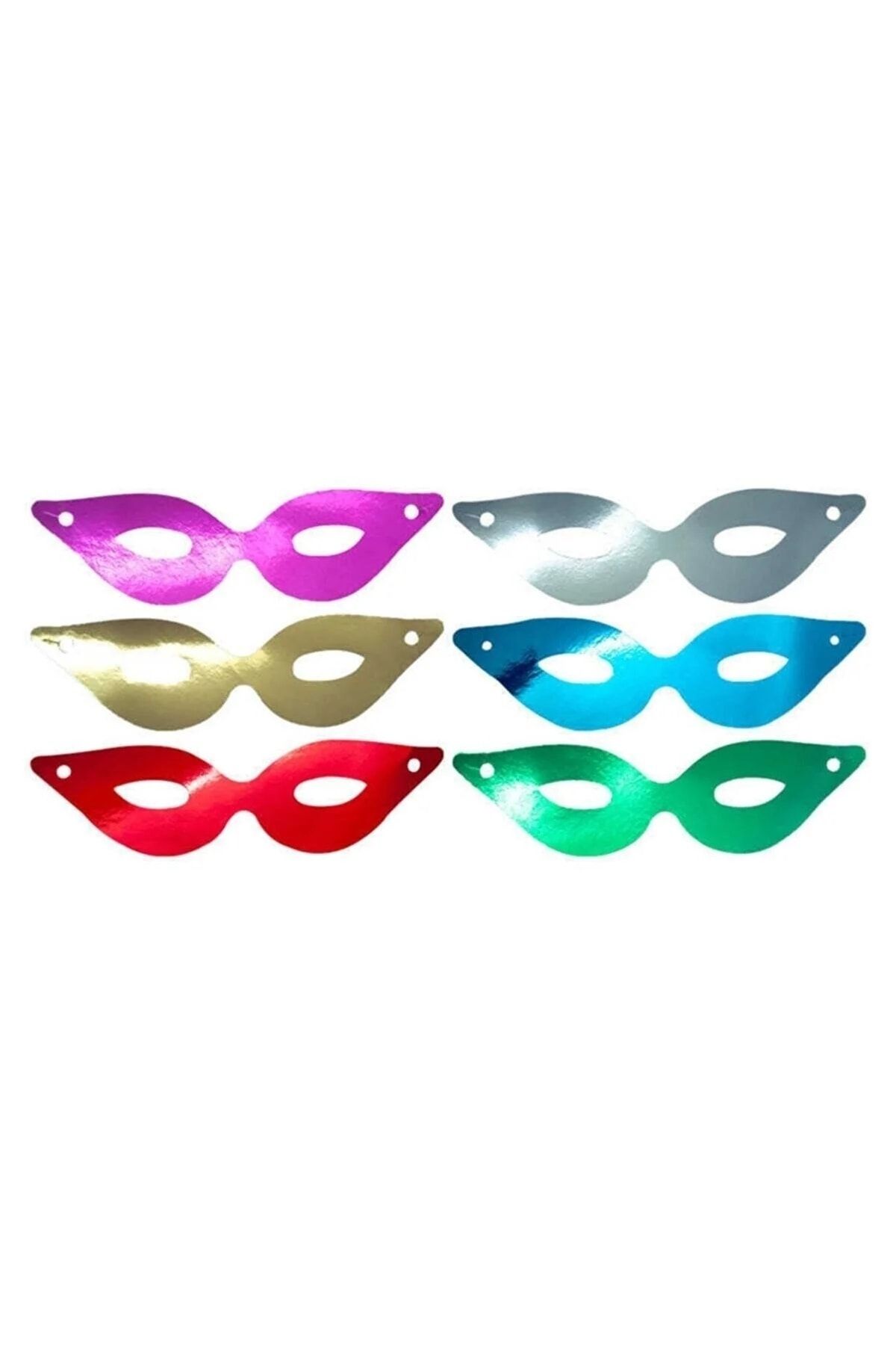 2 Adet Renkli Yılbaşı Şapkası Parti Maske Ve Düdük Seti Kağıt Üçgen Katyon Set Kaynana Dili Düdüğü_5