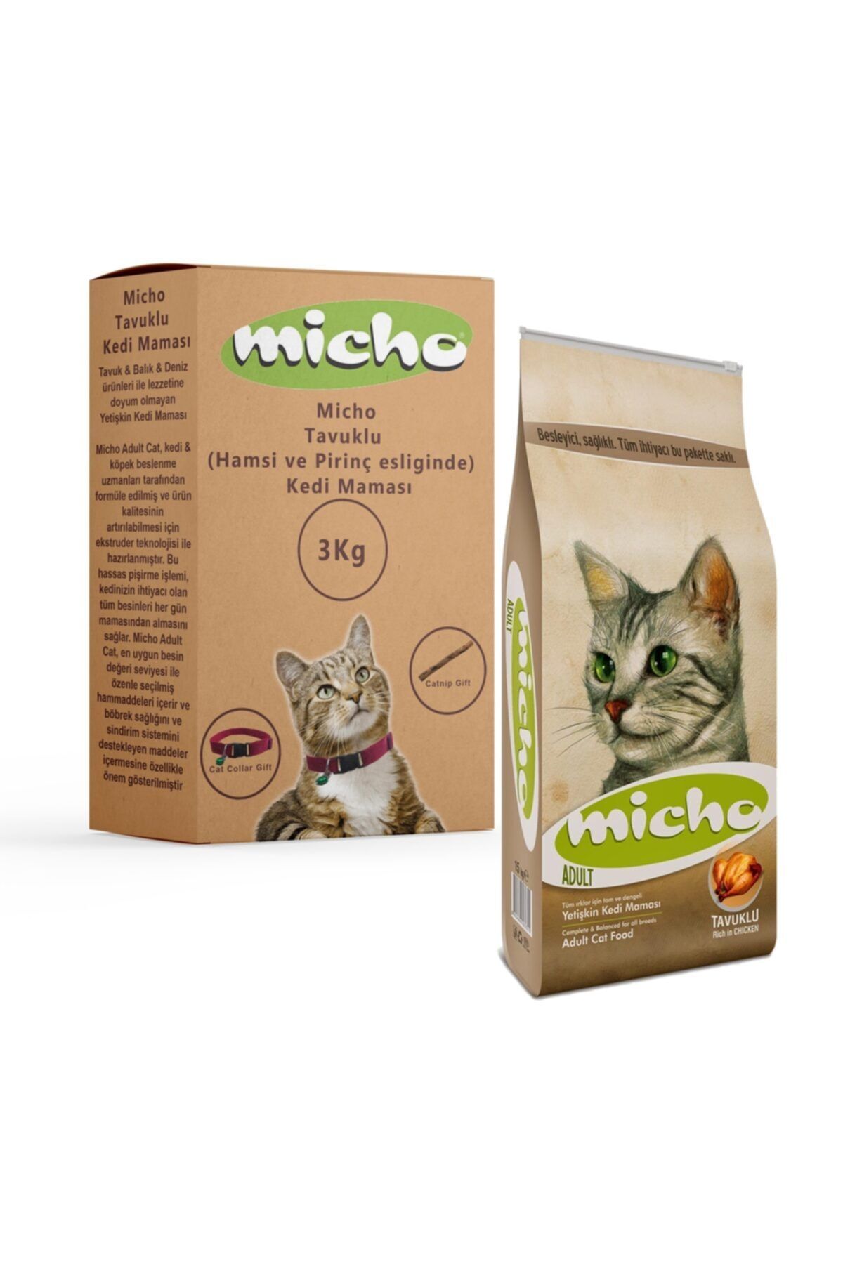 BonaCibo Micho Tavuklu Ve Hamsili Yetişkin Kedi Maması 3 kg Fiyatı