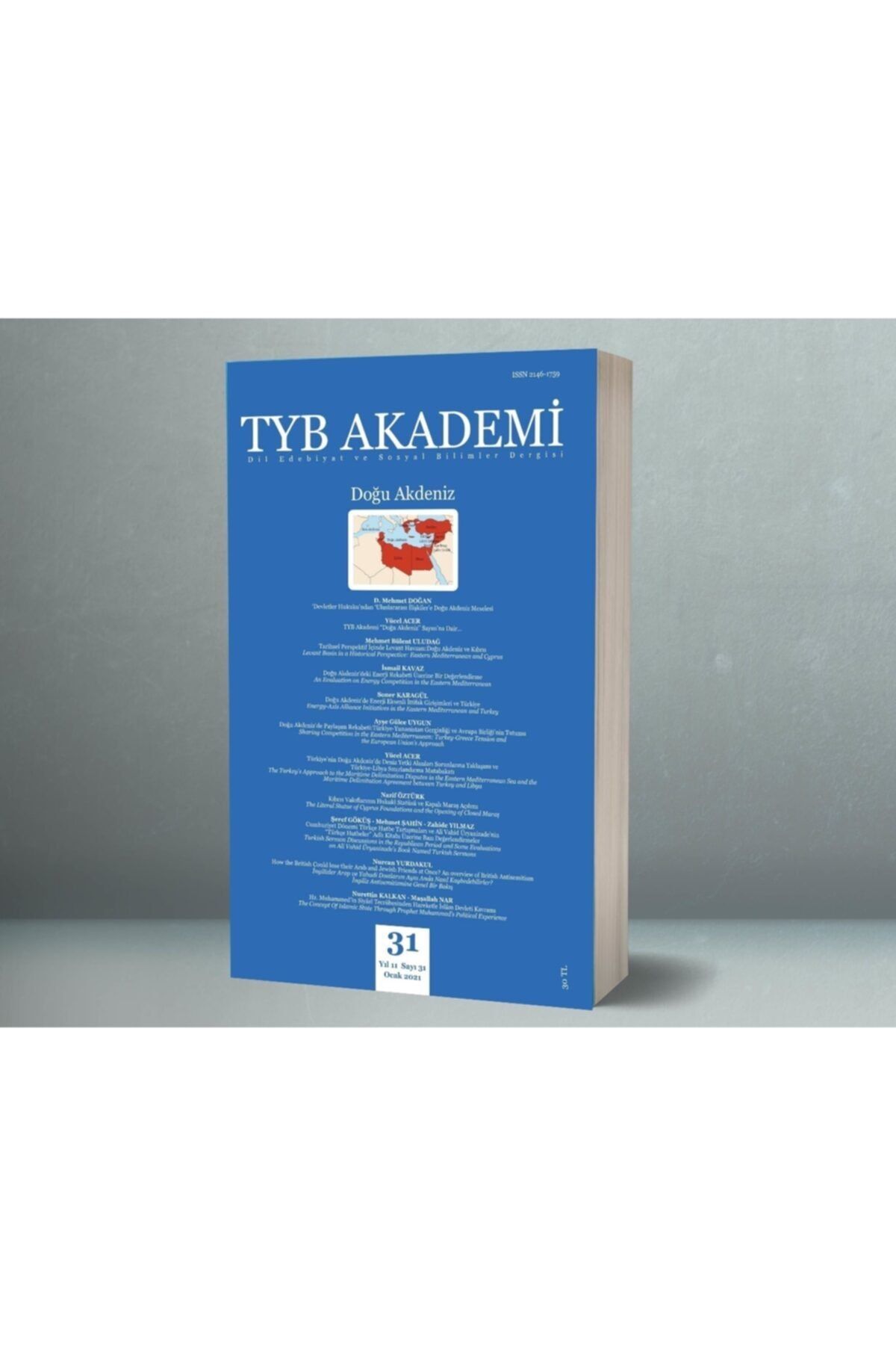 Yazar Yayınları Tyb Akademi 31 Doğu Akdeniz