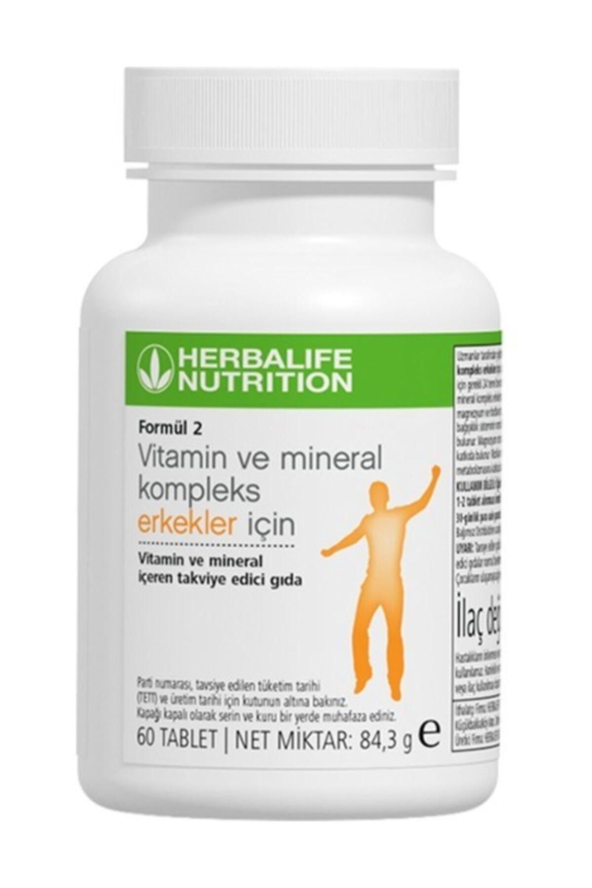 Herbalife Vitamin Ve Mineral Formül 2 Vitamin Ve Mineral Kompleks Erkekler Için 60 Tablet