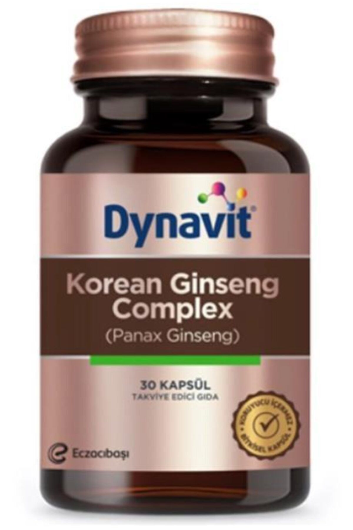 Dynavit Korean Ginseng (panax Ginseng) 30 Kapsül