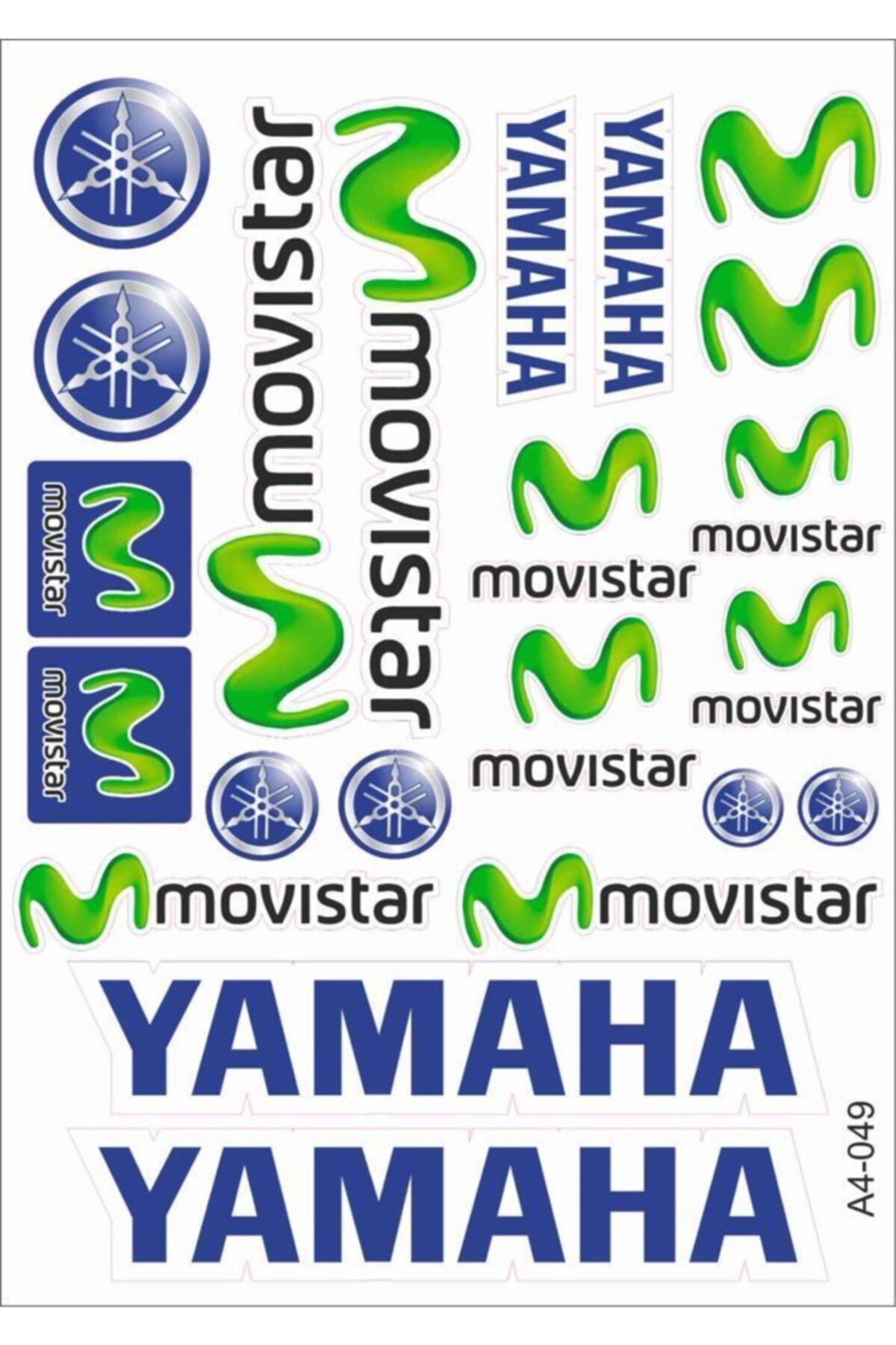 Monero Yeşil Yamaha Sticker Seti