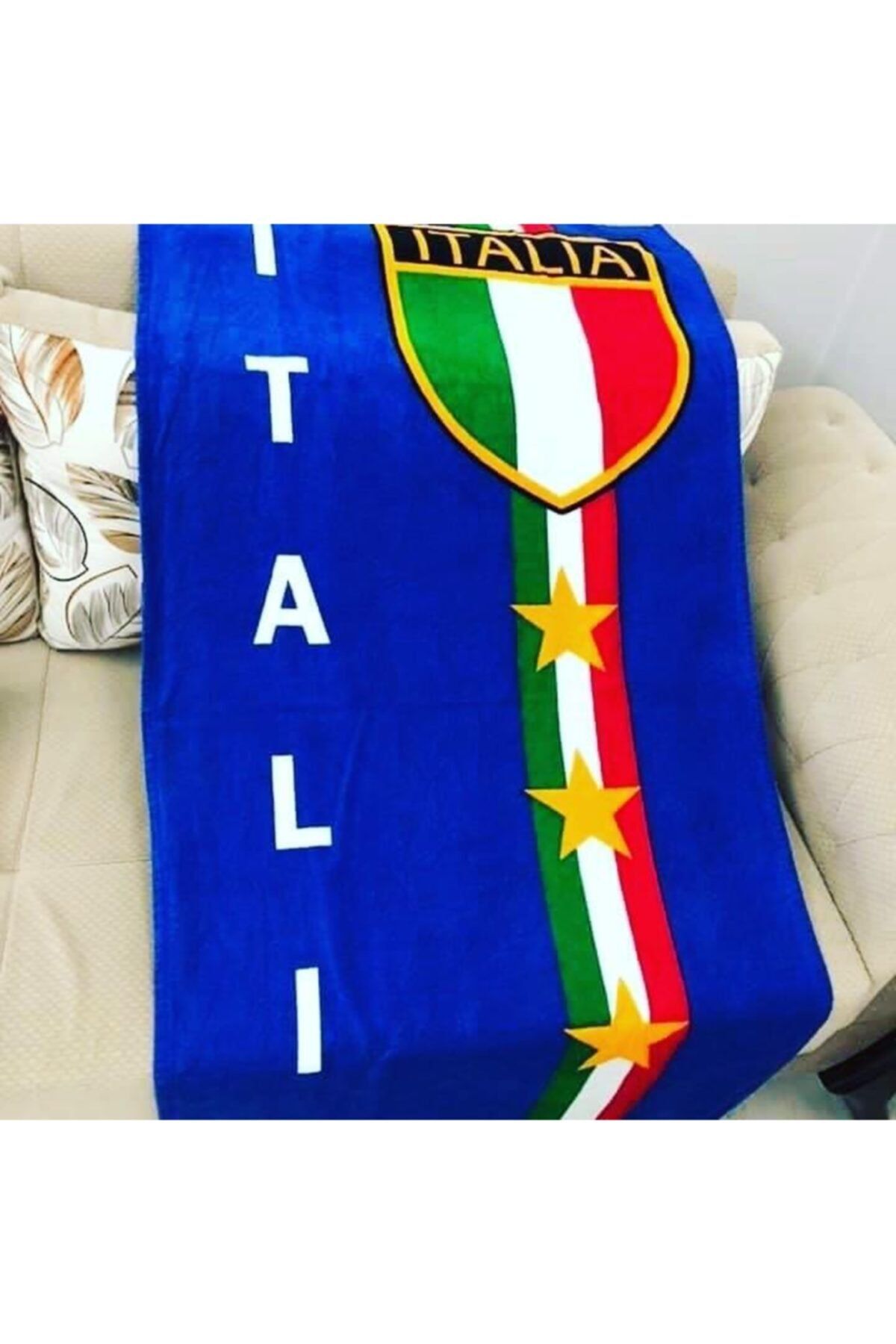 Momo Italia Bayraklı Dekoratif Çok Amaçlı Havlu