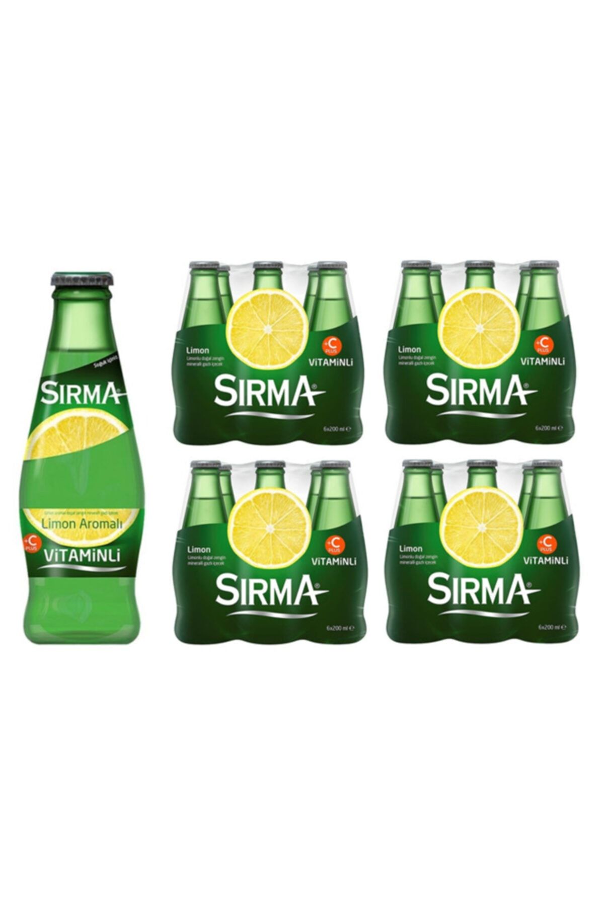 Sırma C+ Lımonlu Soda 200 Ml X 24 Adet