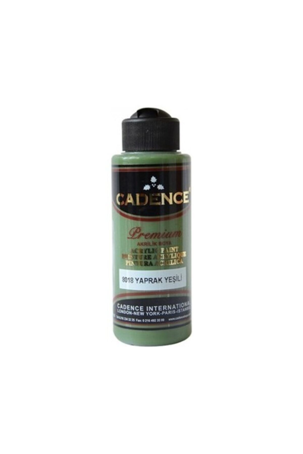 Cadence Premium Akrilik Boya 8018 Yaprak Yeşil 120 ml