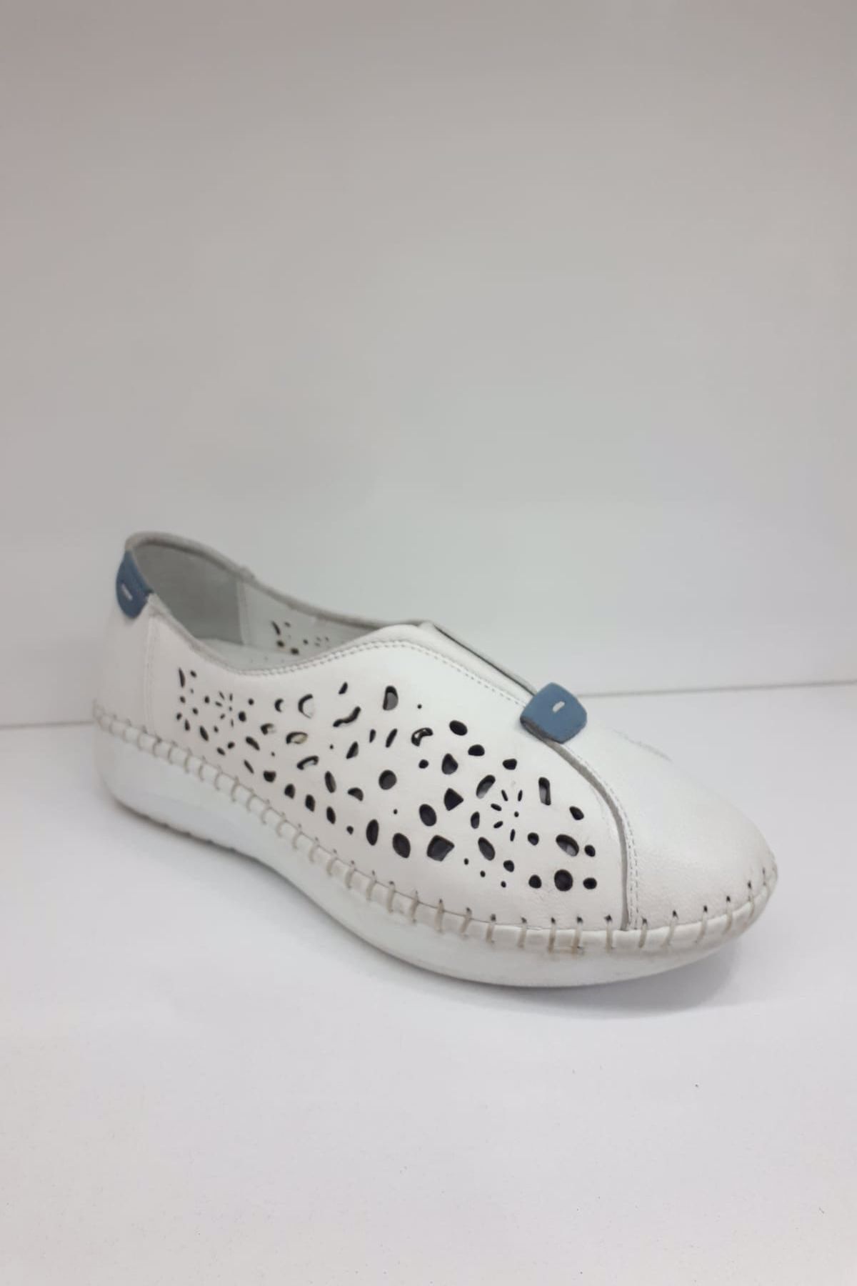Stella Kadın Beyaz Deri Günlük Comfort Ayakkabı 19517