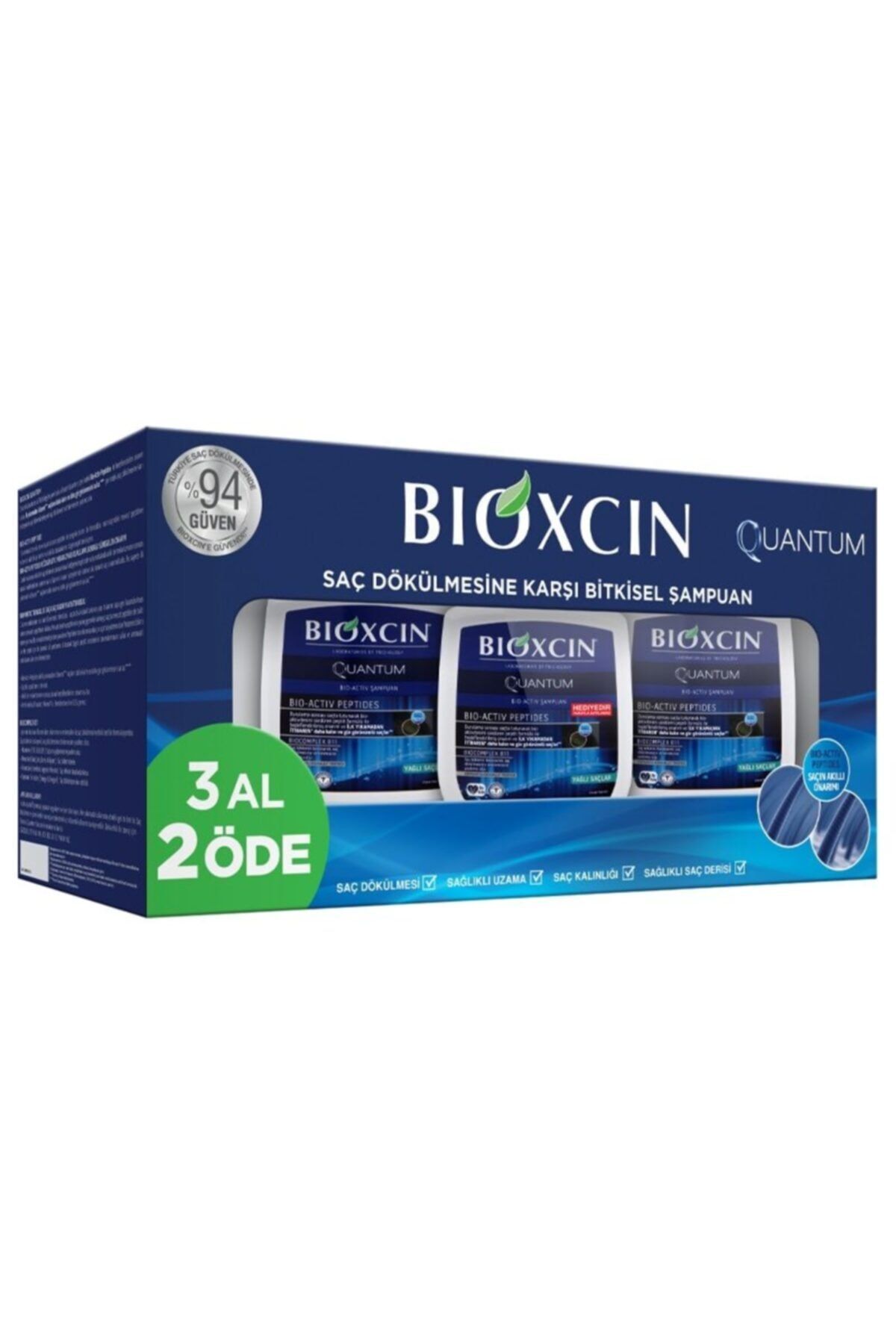 Bioxcin Quantum Bio-activ Yağlı Saçlar İçin  Şampuan 300 ml