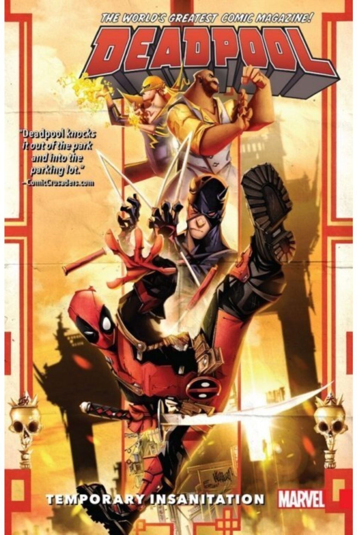 Marvel Comics Deadpool: Worlds Greatest Vol. 4: Temporary Insanitation Ingilizce Çizgi Roman