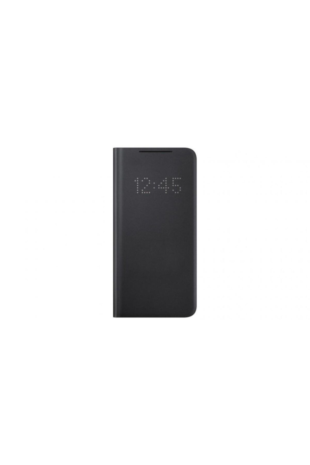 Samsung Galaxy S21 Akıllı Led View Kılıf - Siyah Ef-ng991pbegtr