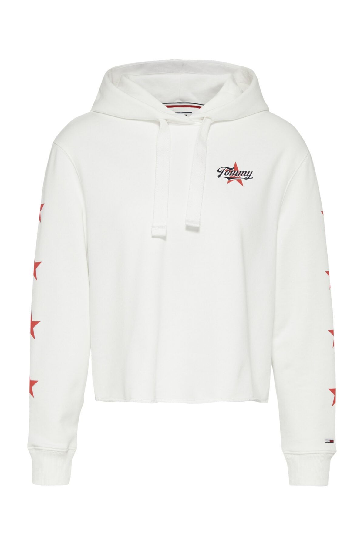 Tommy Hilfiger Kadın Beyaz Sweatshirt Tjw Modern Logo Hoodıe DW0DW08557