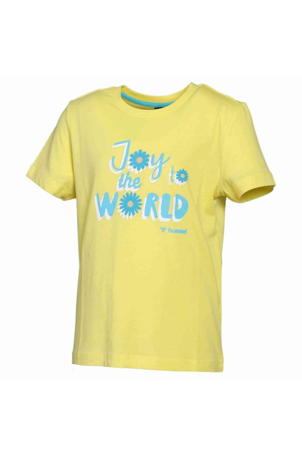 hummel Unisex Çocuk Sarı Daısy Kısa Kollu T-Shirt