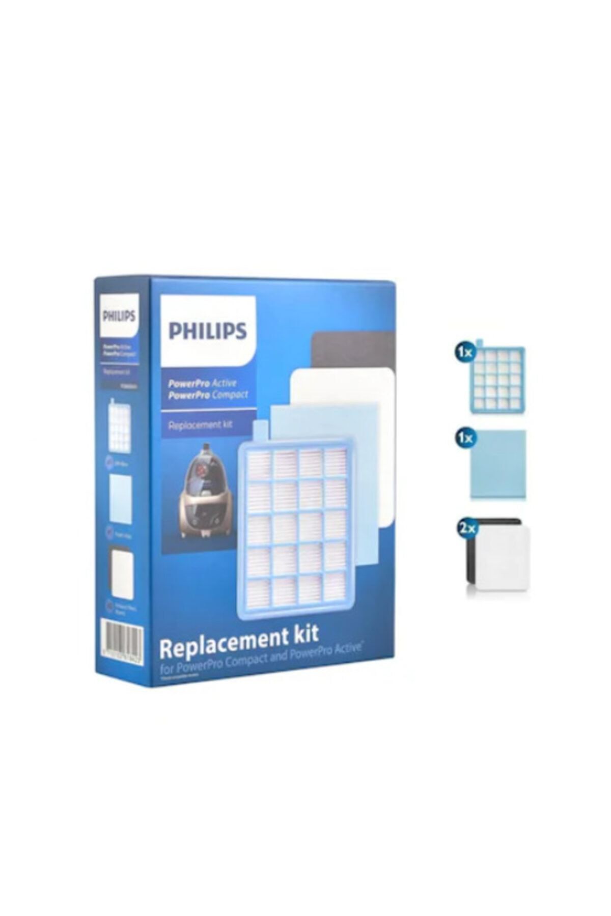 Philips Phılıps Fc 9532 Powerpro Active Orijinal Hepa Filtre Seti