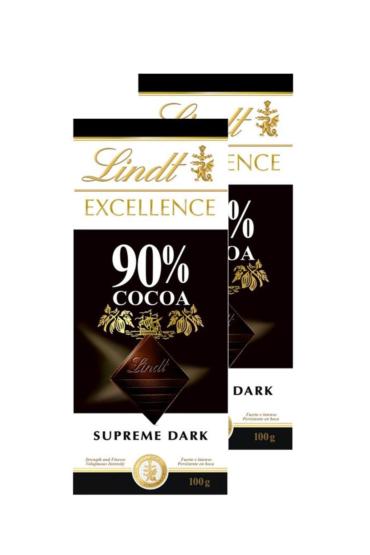 Lindt Excellence %90 Çikolata 100 gr X 2