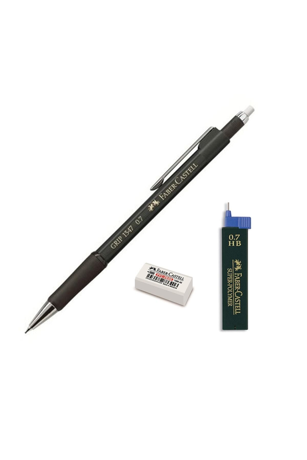 Faber Castell Faber Grip Iı 1347 0.7 Uçlu Kalem Seti Siyah (5091207100)