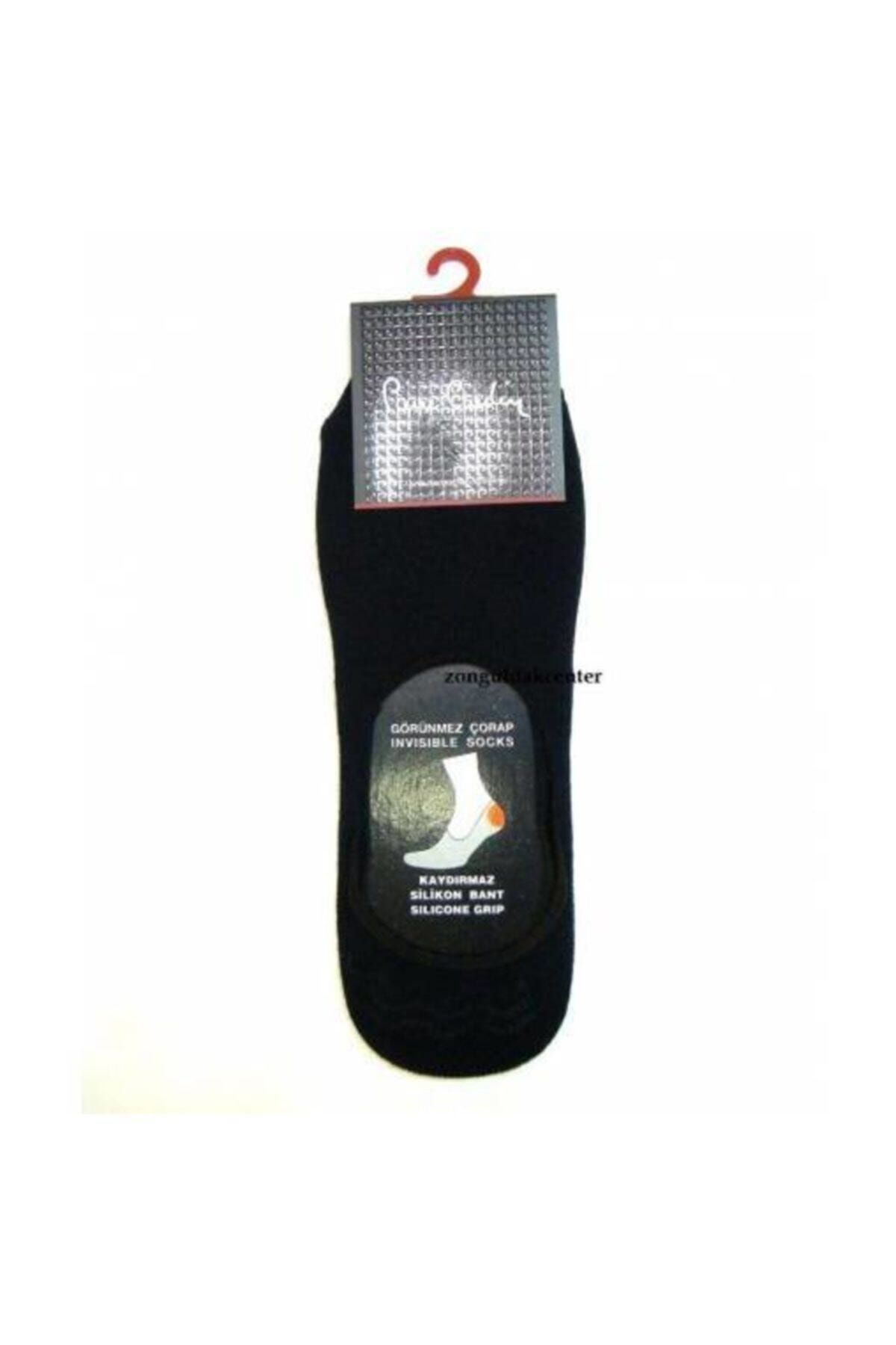 Pierre Cardin Erkek Siyah Feluka Babet Çorap 6'lı Paket