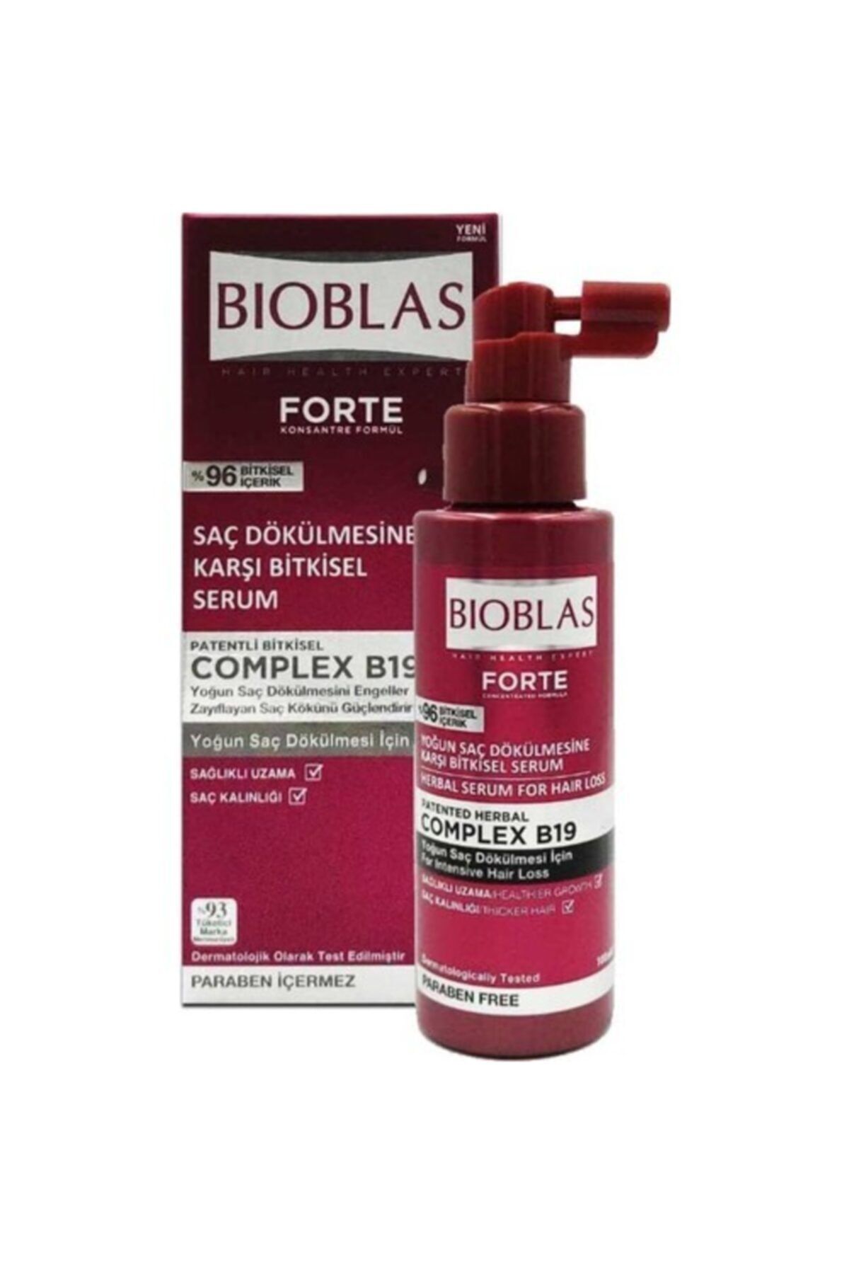 Bioblas Forte Saç Dökülmesine Karşı Bitkisel Serum 100 Ml Fiyatı