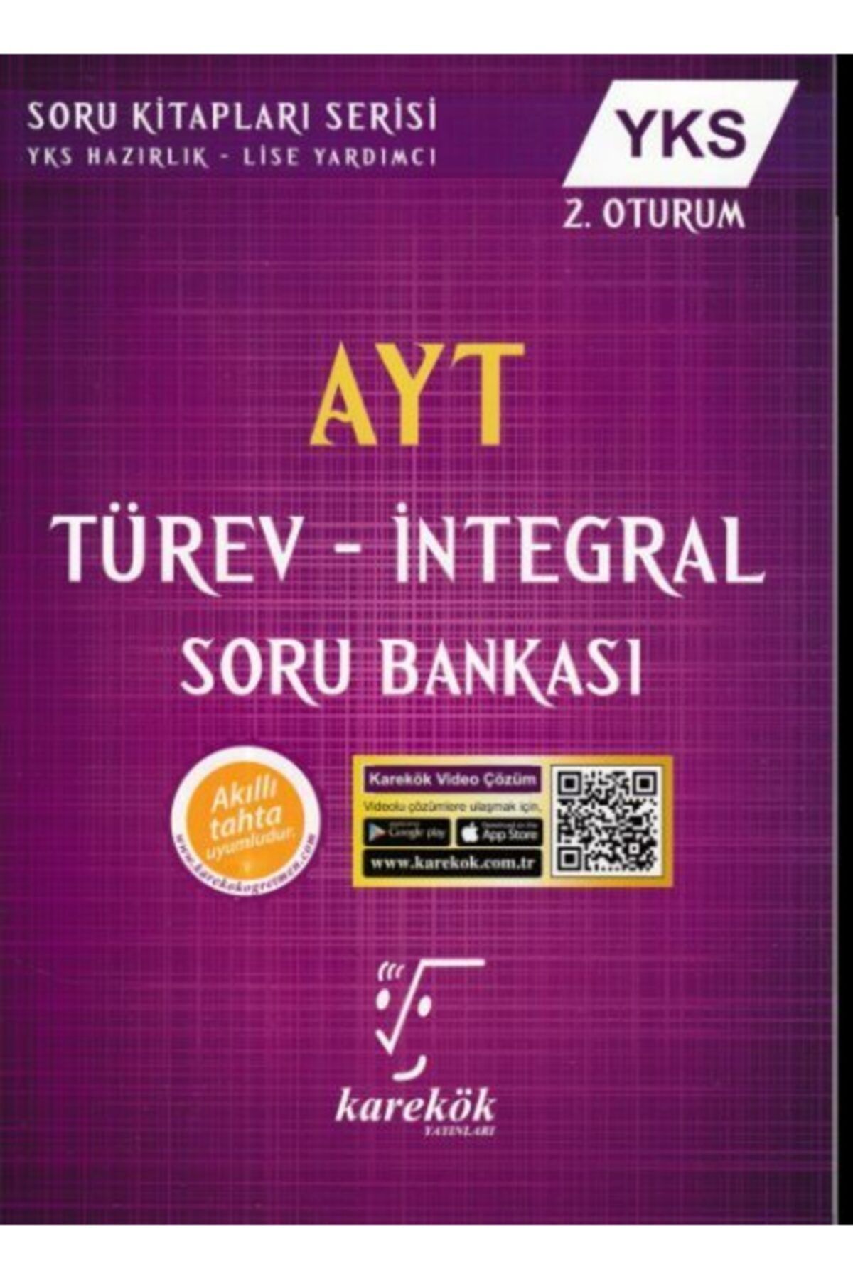 Karekök Yayınları Karekök Ayt Yks 2. Oturum Türev Integral Soru Bankası Yeni
