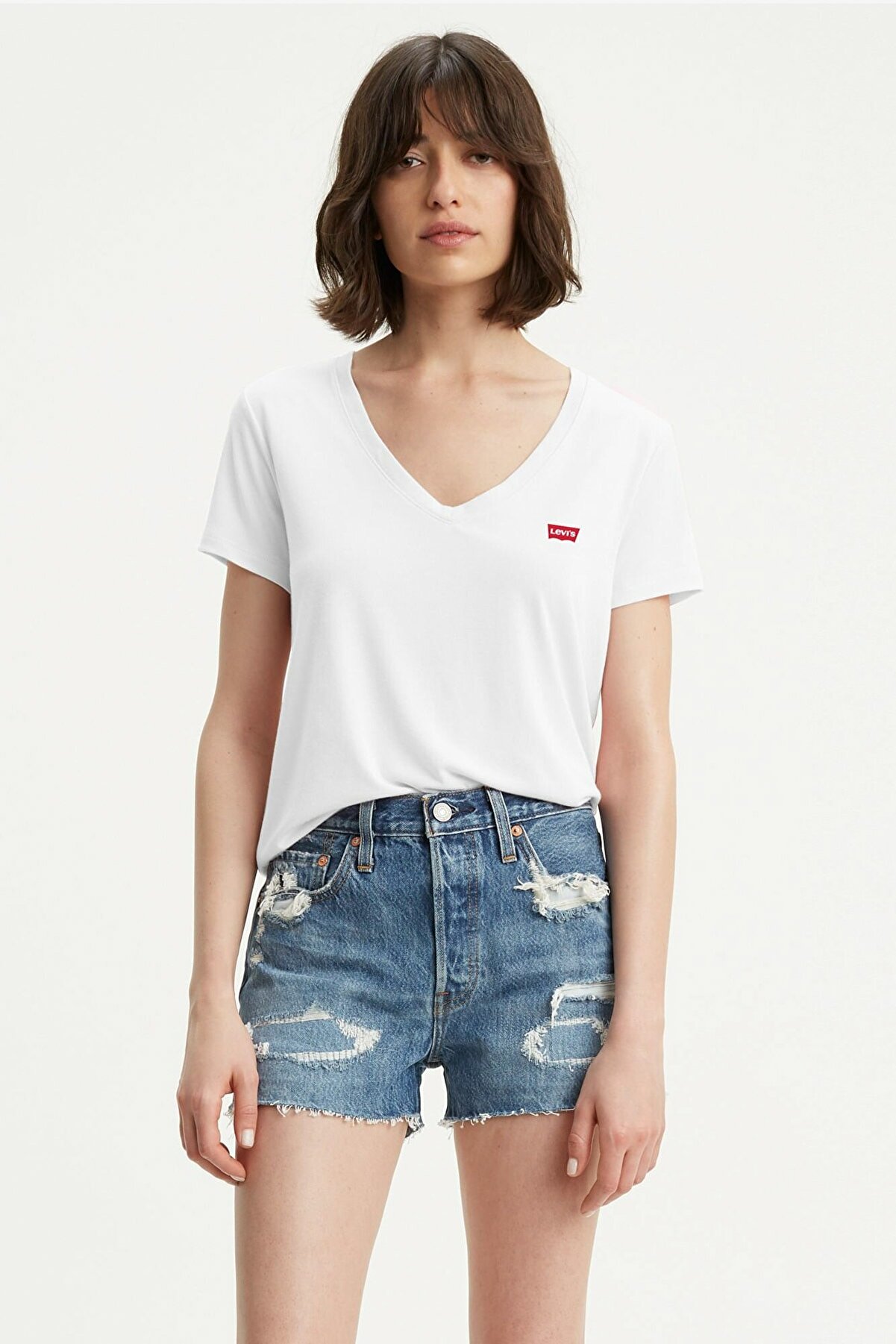 Levi's Kadın Beyaz T-Shirt