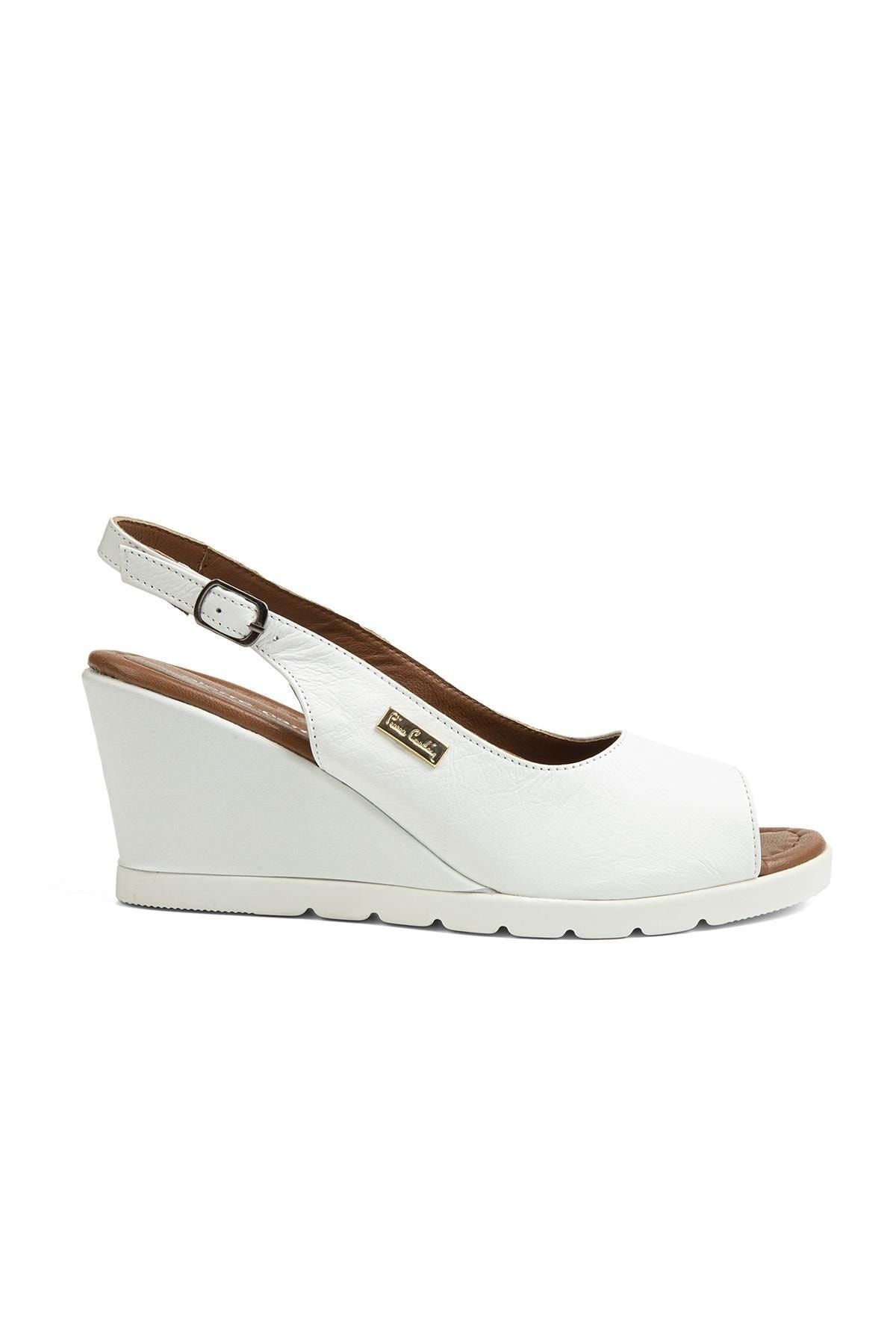 Pierre Cardin ® | Pc-51851-3807 Beyaz - Kadın Topuklu Ayakkabı