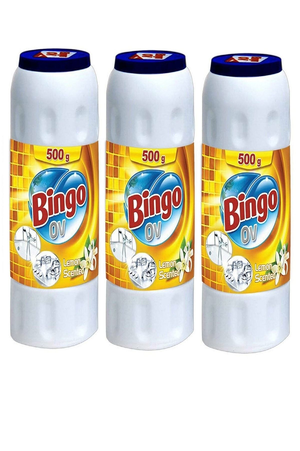 Bingo Ovma Mekanik Temizleme Tozu Limon 500g X3 Adet