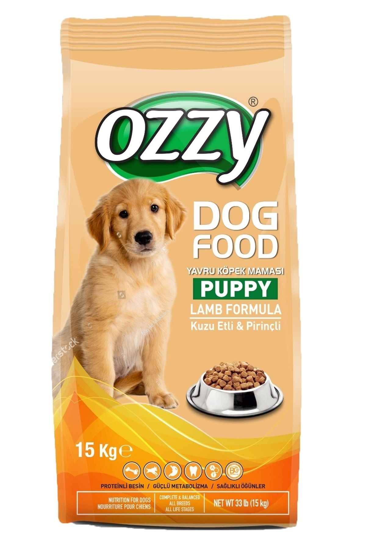 Ozzy Ozzy Puppy Kuzu Etli Pirinçli Yavru Köpek Maması 15 Kg