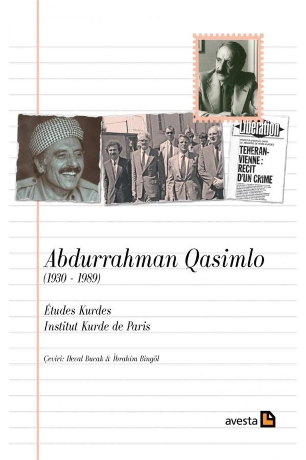 Avesta Yayınları Abdurrahman Qasimlo (1930 - 1989)