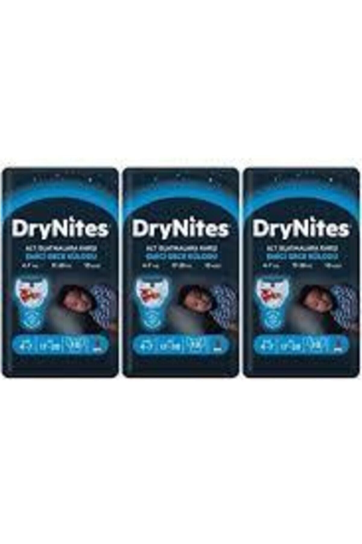 DryNites Erkek Emici Gece Külodu 4-7 Yaş 3paket * 30adet