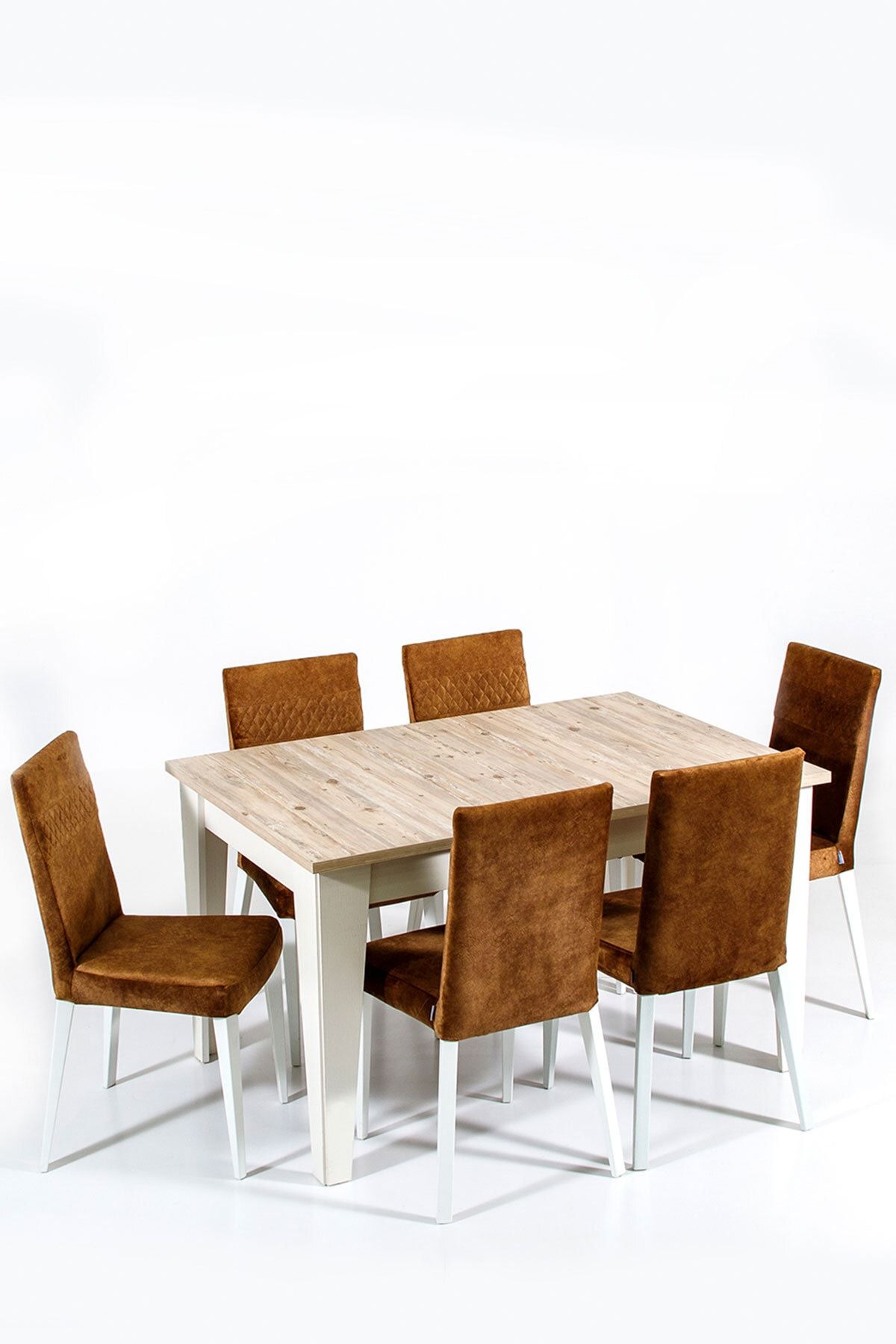 Modalife Grand 6 Sandalye 1 Açılır Masa Yemek Masası Takımı 6 Kişilik - Aytaşı