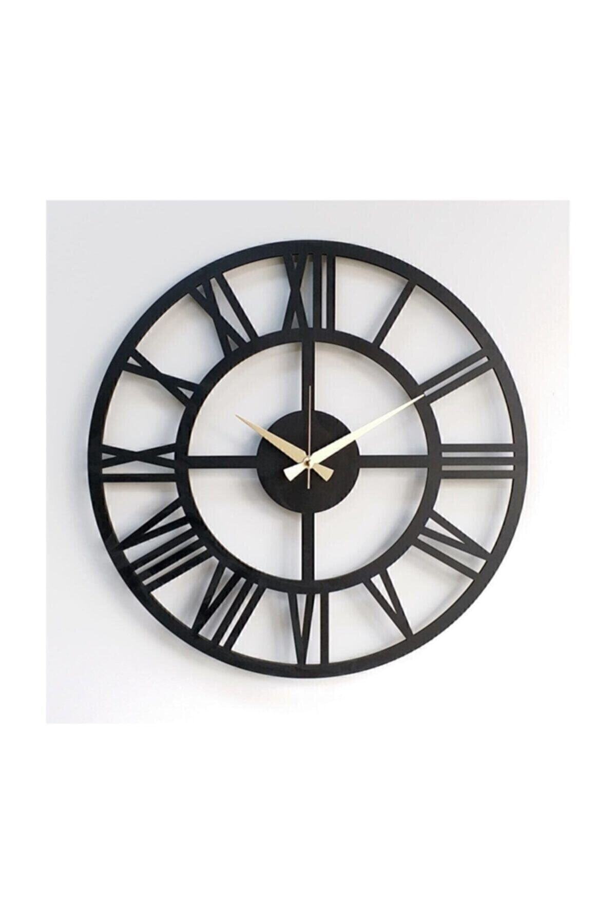 Otantik Siyah Ahşap 40 Cm 3mm Mdf Tam Sayılı Dekoratif Duvar Saati Otantik Siyah Ahşap 40 Cm 3mm Mdf Tam Sayılı Dekoratif Duvar Saati