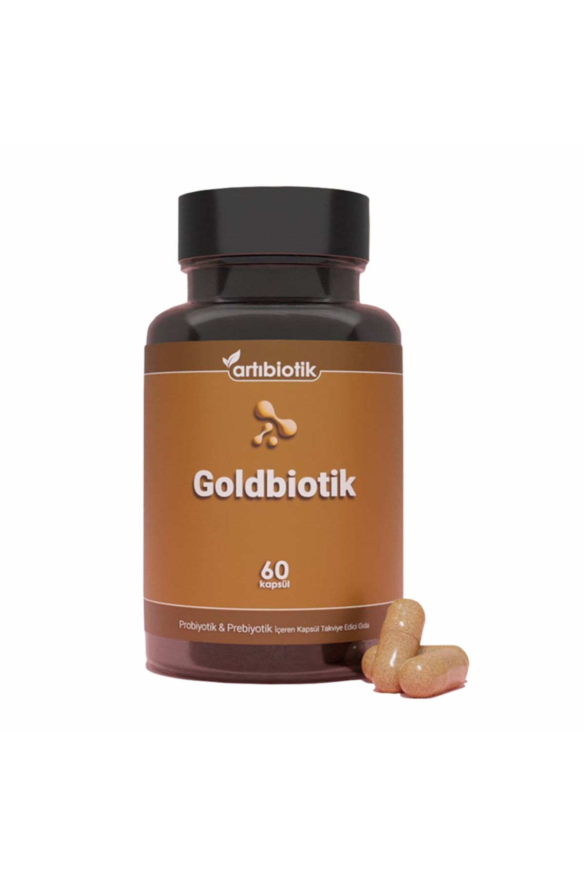 Doğadan Bizim Artıbiotik Goldbiotik Probiyotik & Prebiyotik 60 Kapsül