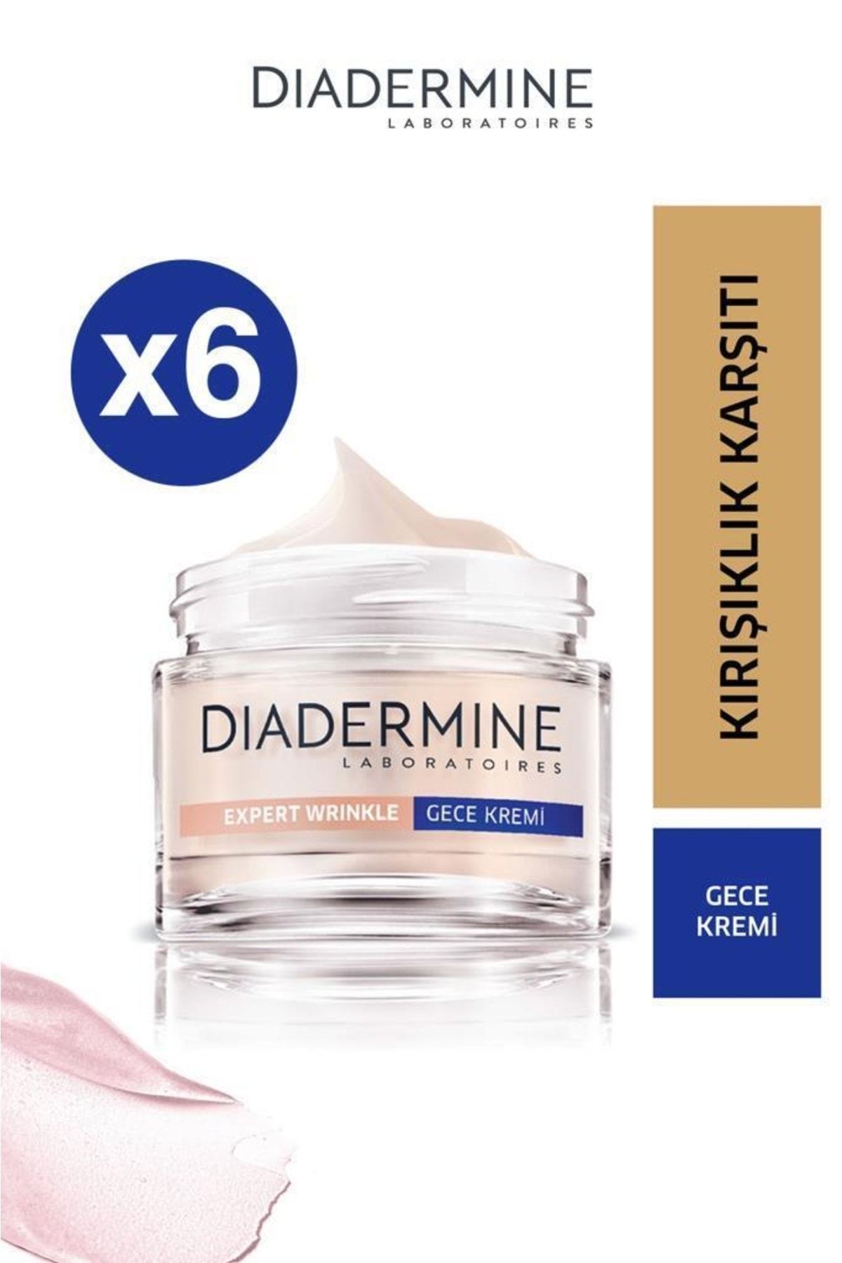 Diadermine Expert Active Glow Yenileyici Gece Kremi 50 ml X6