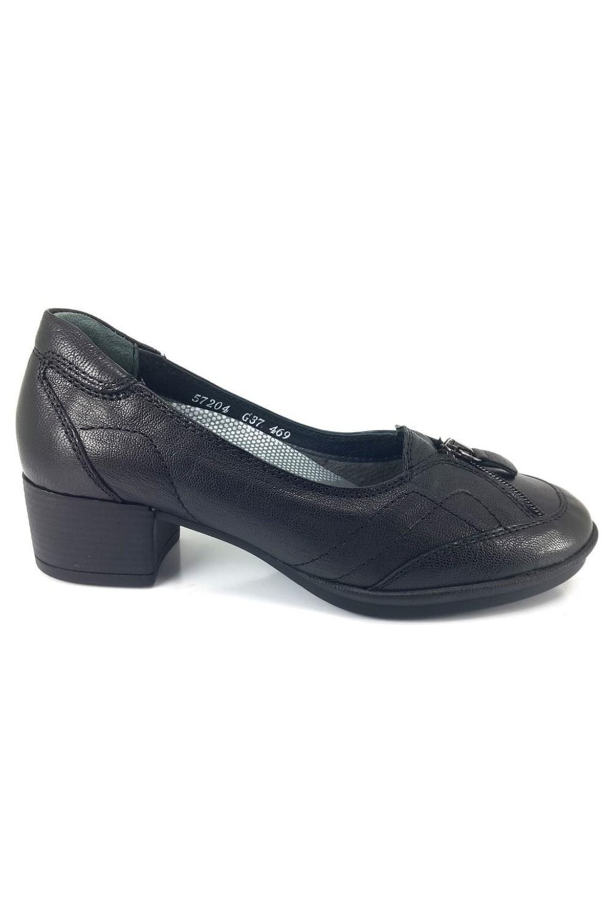 Forelli 57204 Topuklu Deri Klasik Kadın Ayakkabı