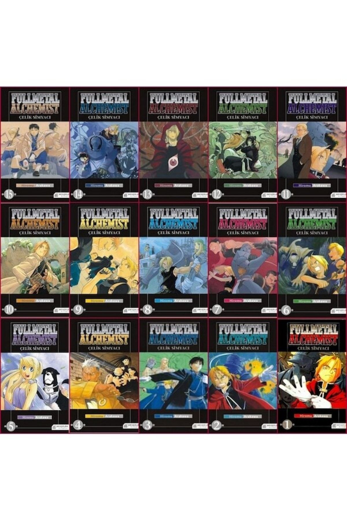 Akıl Çelen Kitaplar Fullmetal Alchemist Çelik Simyacı 1-27 Manga Set