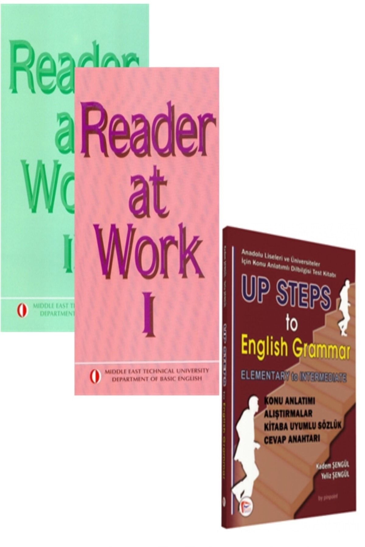 ODTÜ YAYINLARI Reader At Work 1-2 Takım - Up Steps To English Grammar