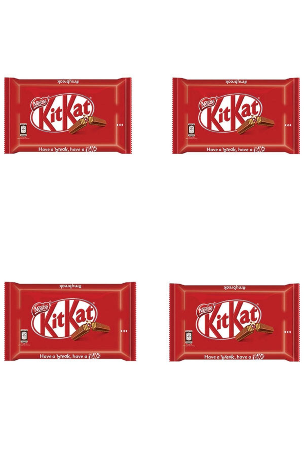 Nestle Kitkat Gofret Have A Break, Have A Kitkat (4 Dilim) 4 Adet X 36.5 Gr