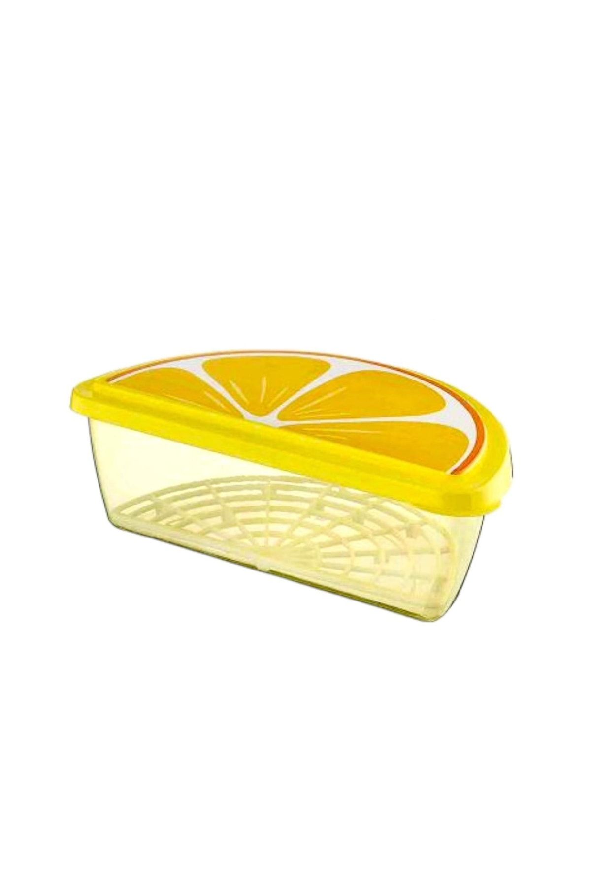 Cosiness Limon Desen Süzgeçli Meyve Saklama Kabı 1.2 Lt