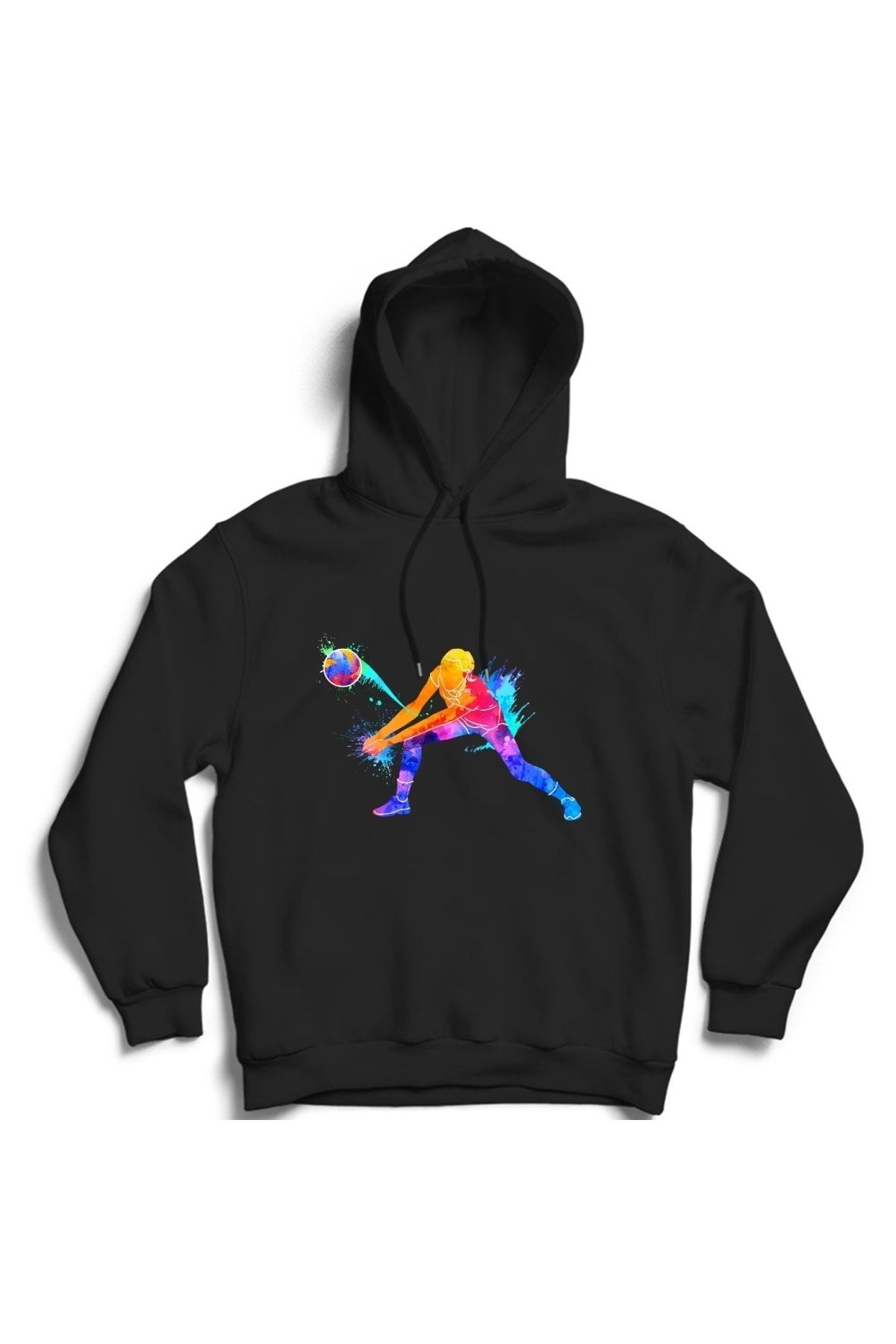 The Fame Voleybol, Volleyball, Spor Kapüşonlu Sweatshirt Hoodie