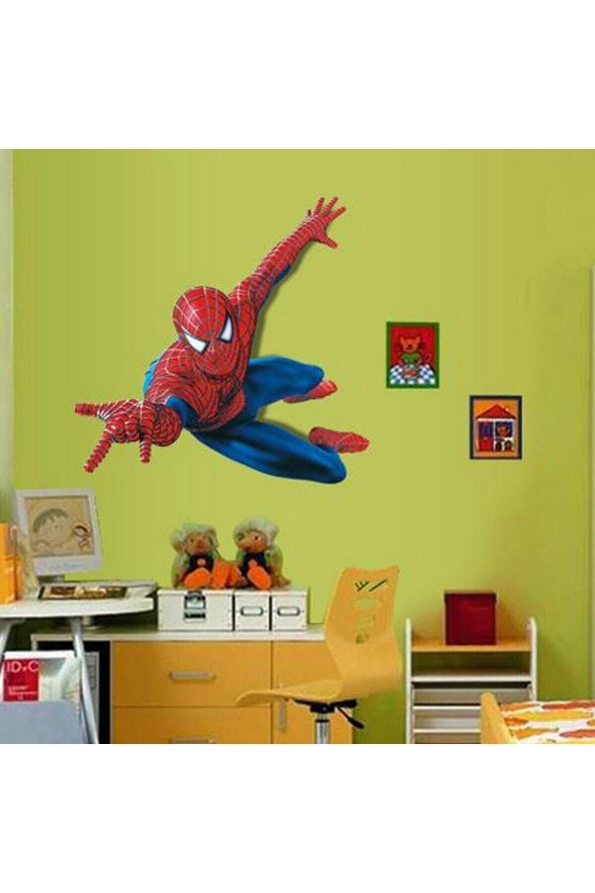 KT Decor Örümcek Adam Spiderman Erkek Çocuk Odası Dekorasyon Duvar Sticker