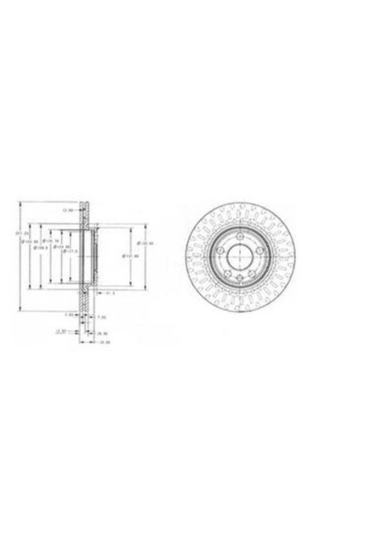 Delphi Ön Fren Disk Aynası Jumpy Expert Scudo P806 Evasıon 1,9d 1,9td 96> (hava Sogutmalı) -bg3222