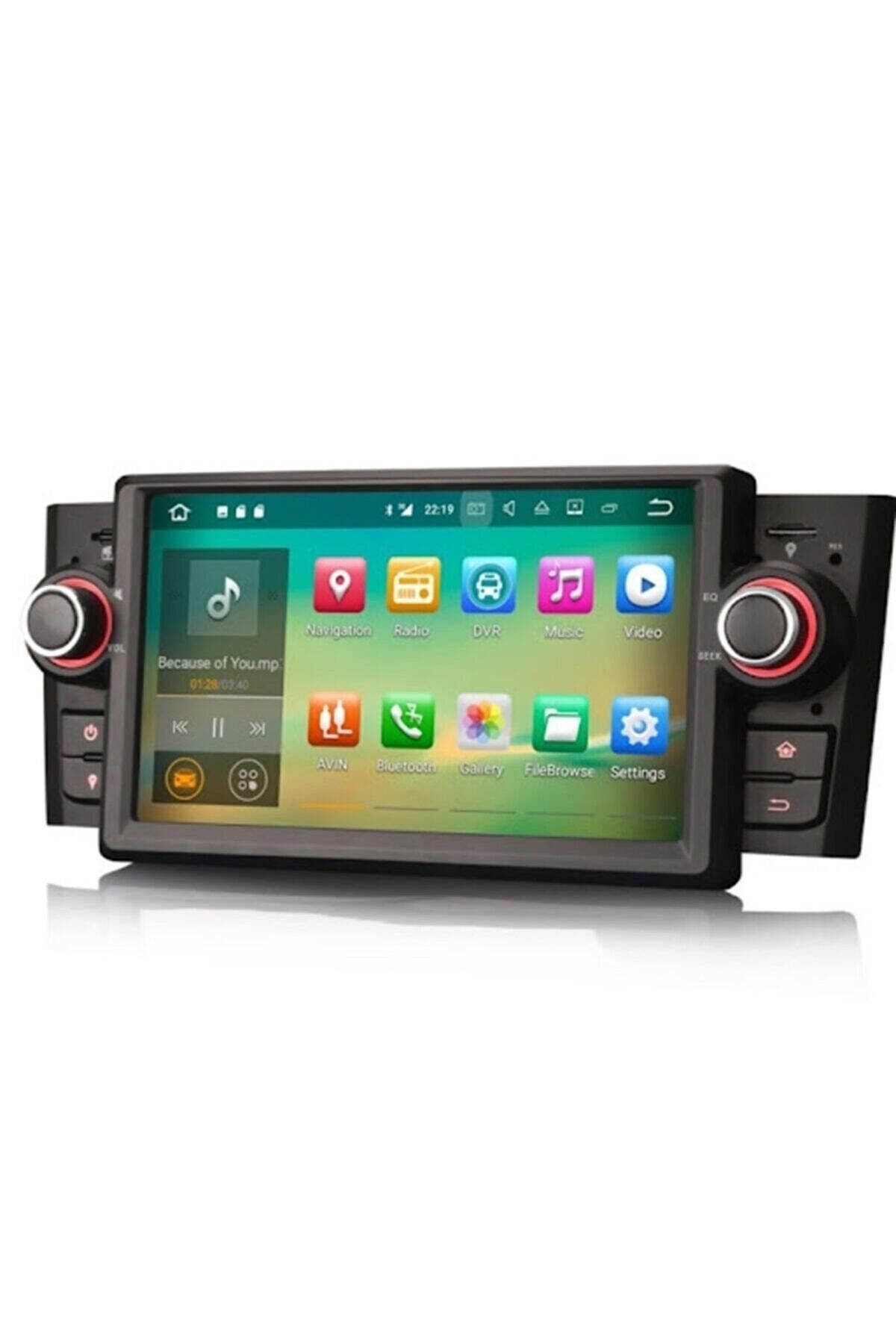 Genel Markalar Fiat Linea Punto Uyumlu  Android Multimedya 2gb Ram 32gb Rom Android 12 Sürüm Ips Ekran Hd Kamera
