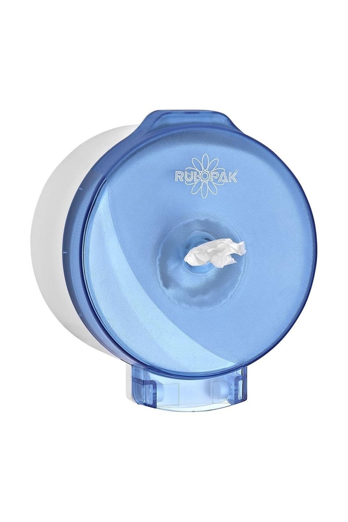 Rulopak Modern Mini Cimri Içten Çekmeli Tuvalet Kağıdı Dispenseri Transparan Mavi