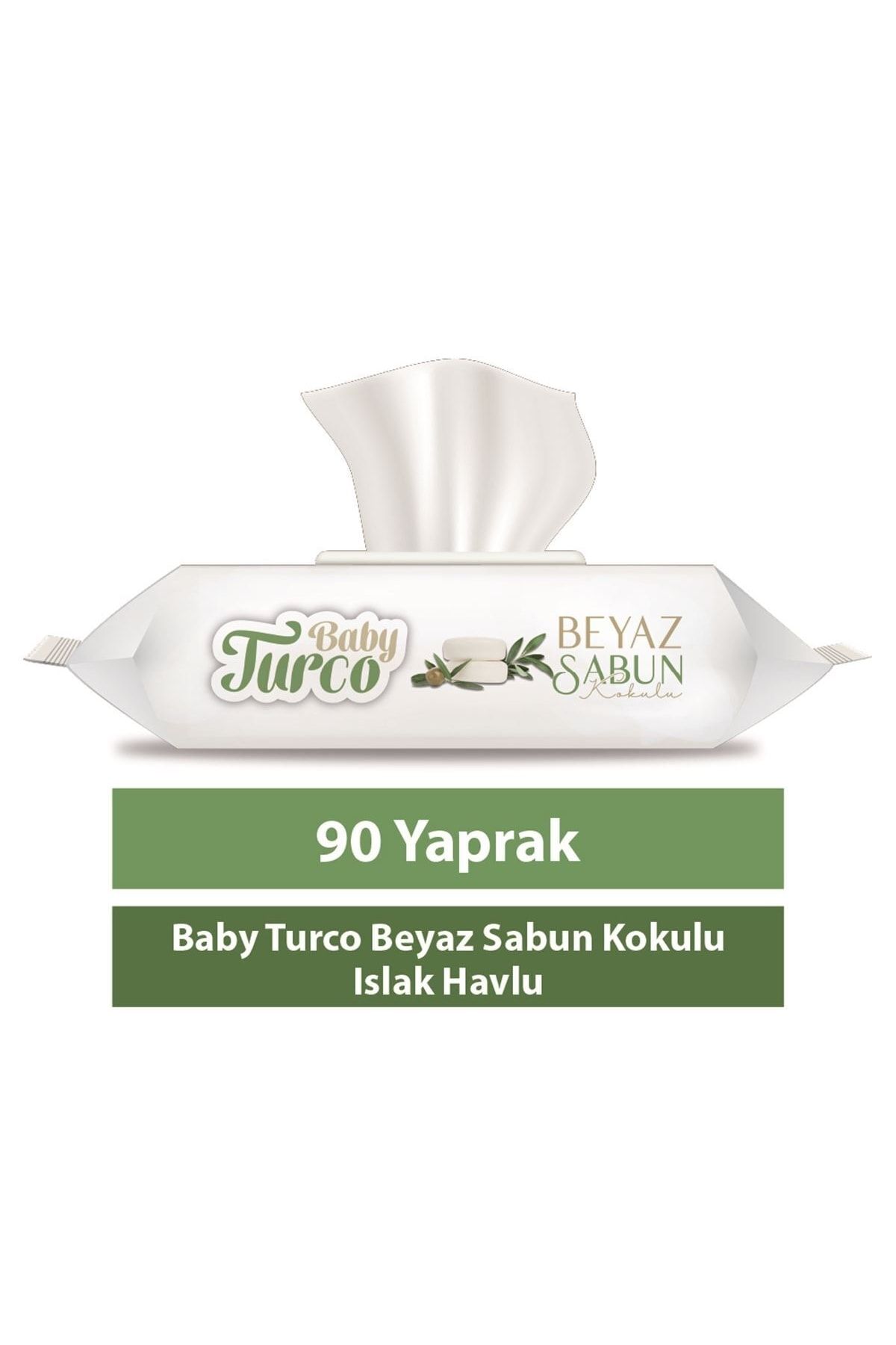 Baby Turco Islak Mendil Beyaz Sabunlu 12 X 90 Adet